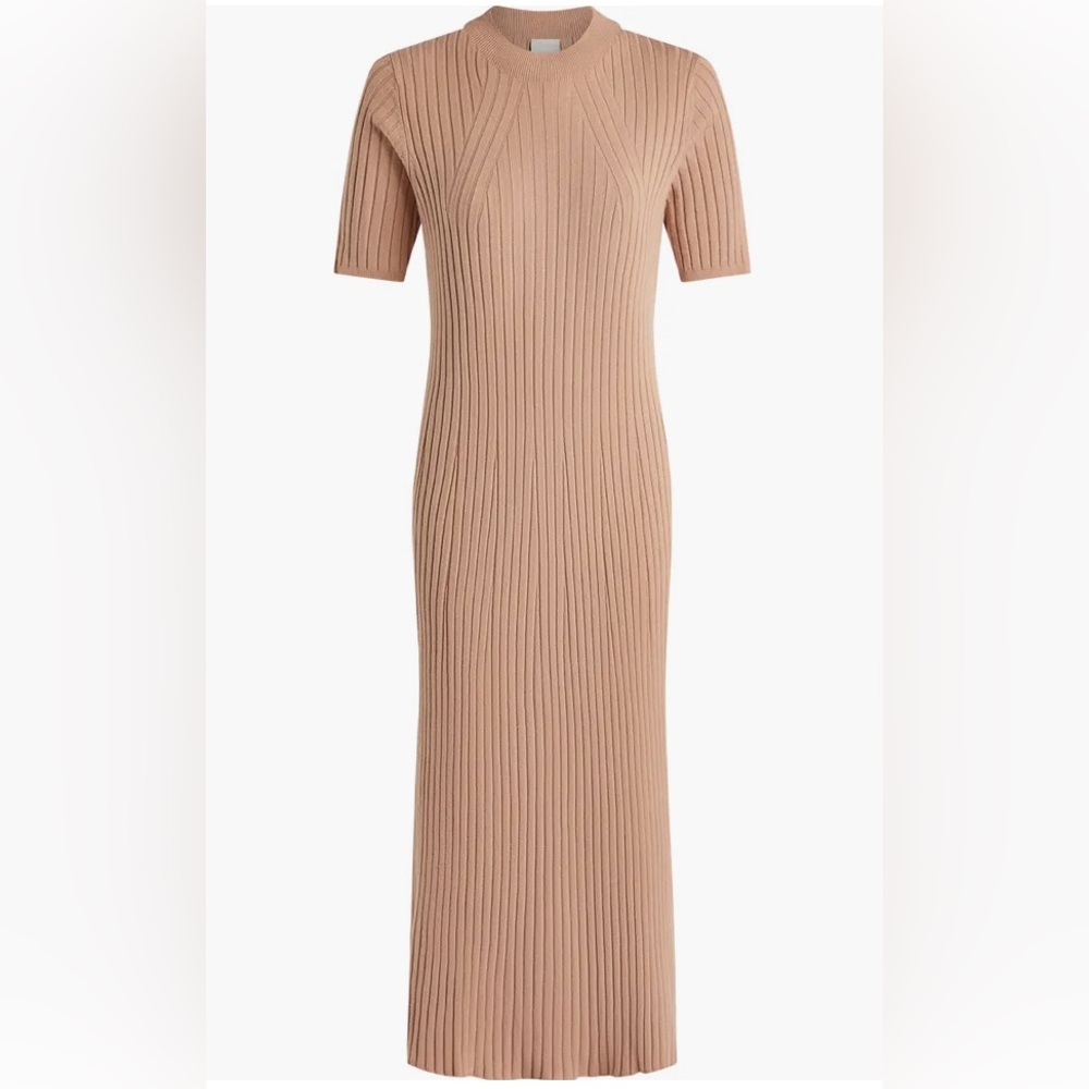 Varley Maeve Rib Knit Midi Dress Long size XS